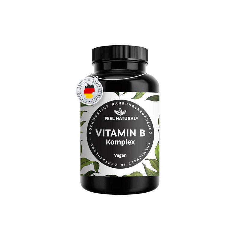 Vitamin B Complex Capsules – Pack of 180 Particularly high