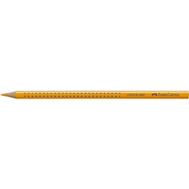 Faber-Castell F112409 Colour Grip Crayon, Dark Chrome/Yellow