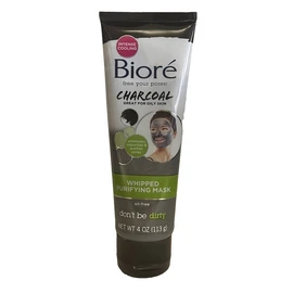Biore Charcoal Whipped Purifying Mask Oil-Free 4 oz. (1 Tube)