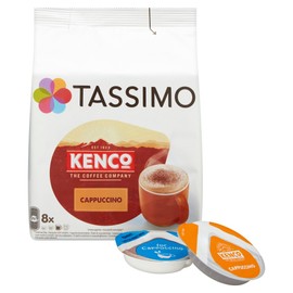 Tassimo Kenco Cappuccino Coffee, Pack of 8