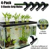 4-Pack Aquarium Plant Holder/Bamboo Clip,Hold Bamboo Stalks or Other Plants