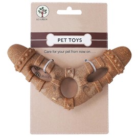 GmwyCzV Kauspielzeug,Unzerstörbare Hundespielzeug für Aggressive Kauer,Robuster Langeweile Breaker aus Echtes Holz für Hunde,Langlebig Zahnpflege Kauspielzeug für Kleine,Mittelgroße,Große Hunde