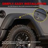 FieryRed Fenders Front & Rear Fenders Compatible with 2007–2018 Jeep