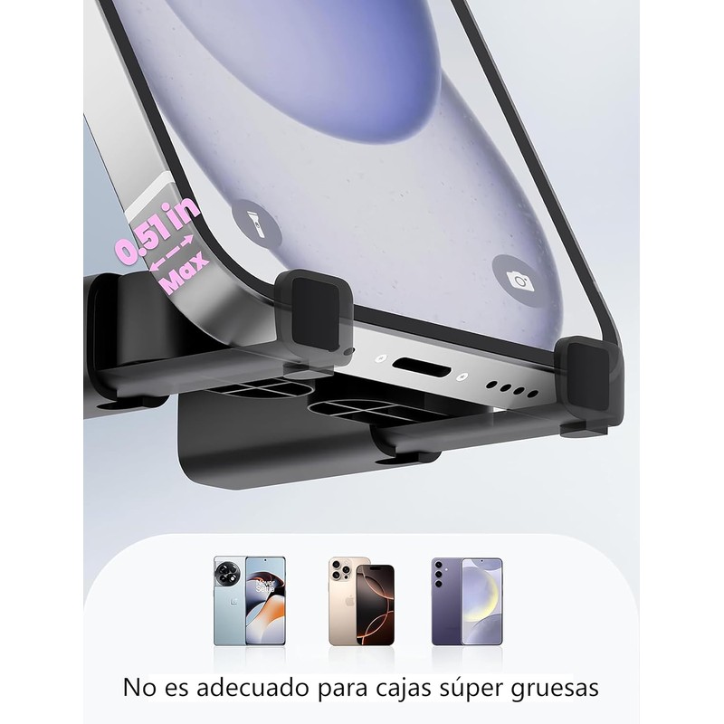 OMIRE Base para Celular, Porta Celular de Pintalabios con Almohadilla