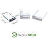 WorkDone 2 Pack 2.5 Inch Hard Drive Caddy - Compatible