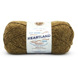 Lion Brand Yarn Heartland Yarn for Crocheting, Knitting, and Weaving, Multicolor Yarn, 1-Pack, Joshua Tree