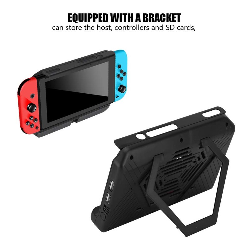 Cooling Fans Stand for Switch, Multi-Functional USB Powered Cooler Bracket