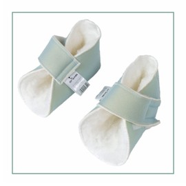 ORTONES Heel pads, universal heel protectors, 1 pair anti-decubitus, foot or elbow protection for bed or wheelchair, right and left