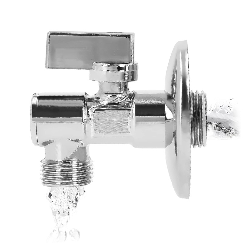 Angle Valve with Filter 1/2 Inch Male x 1/2 Inch