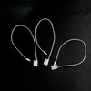 1000 Pcs 6.7-inch Hang Tag String Snap Lock Pin Loop
