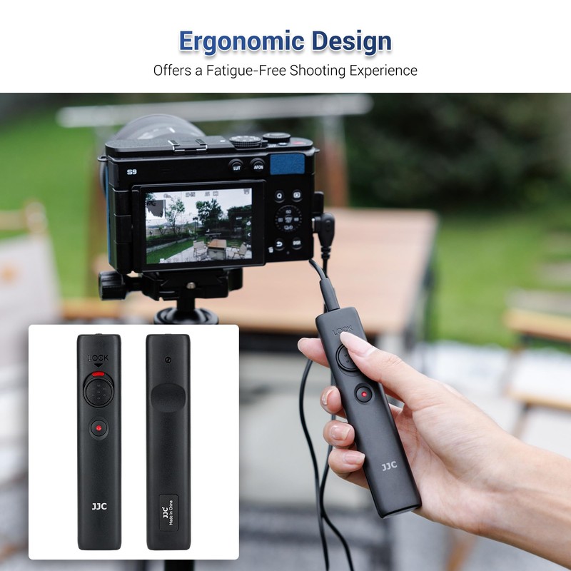 JJC Video Recording Shutter Release Cable Remote Switch for Panasonic