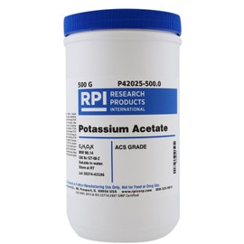 Potassium Acetate, ACS, 500 Grams