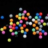 ANCLLO 100pcs Colorful Round Shaped Fishing Beads