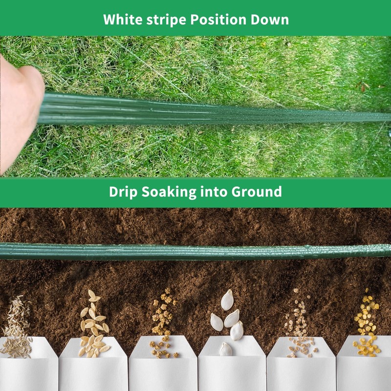 Watoo 2026 Sprinkler Hose & Soaker Hose for Yard -