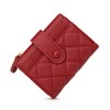 CHAOFANXI Women's Small Bifold Leather Purse for Women, Small and