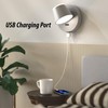 URSOLA Wall Light LED Wall Sconce with On/Off Switch USB