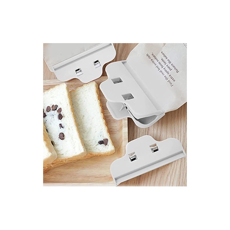 12 Pcs Clip de Sellado de Alimentos, 4'' Clips de