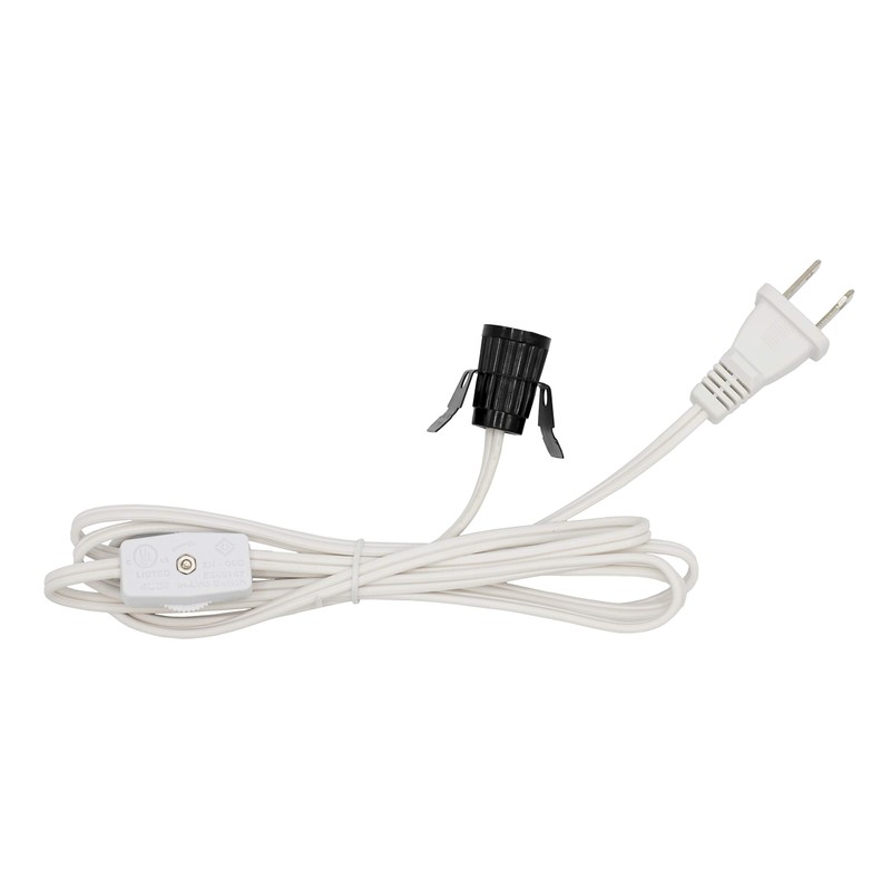 Creative Hobbies Clip-in Lamp Cord and 7w Bulb for Salt