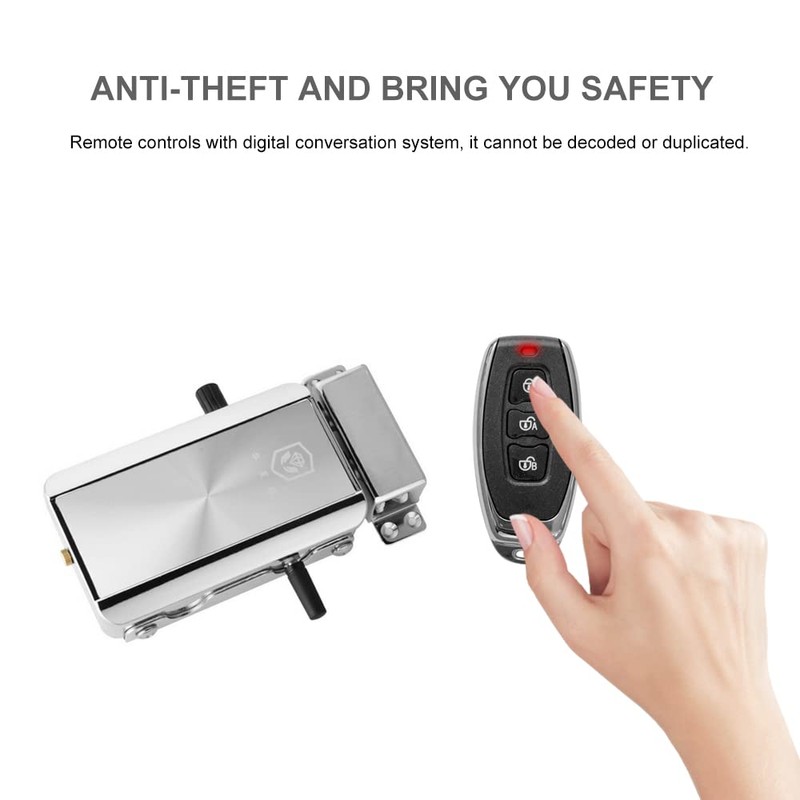 Door Lock,Intelligent Door Lock Kit Smart Wireless Remote Control Keyless