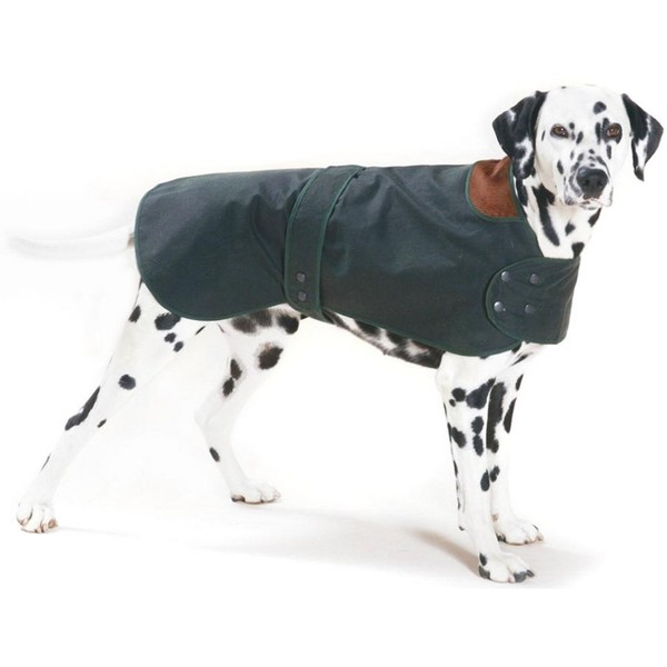 Cosipet Hunter Wax Dog Coat (30in) (Dark Green)