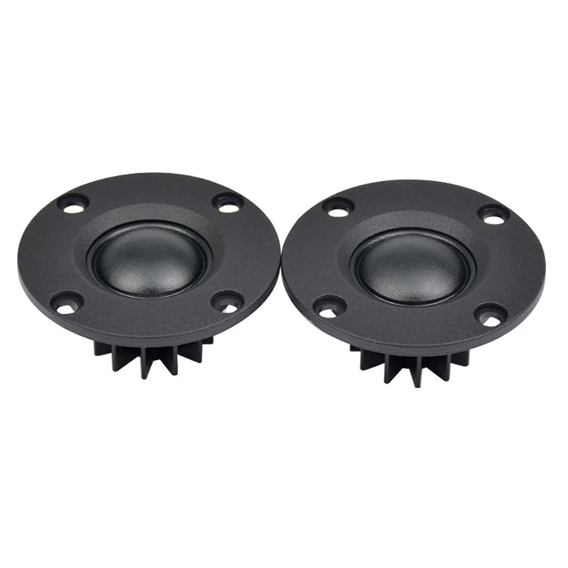 2Pcs Tweeter 1.5Inch 6Ohm 30W Dome Silk Film Tweeter HiFi