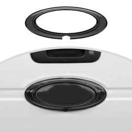 CheroCar for F150 Tailgate Emblem Cover Trim, Rear Trunk Logo Back Badge Decoration Cover Trim Compatible with 2009-2014 Ford F150 F-150 Raptor,Black…