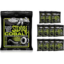 Ernie Ball 2721 Cobalt Regular Slinky Electric Guitar Strings 12 Pack