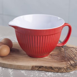Zeal G208R Mixing Bowl/Batter Jug, Melamine, Red