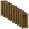 Imperial RG0234 4 x 10-Inch Louvered Floor Register, Brown, 10