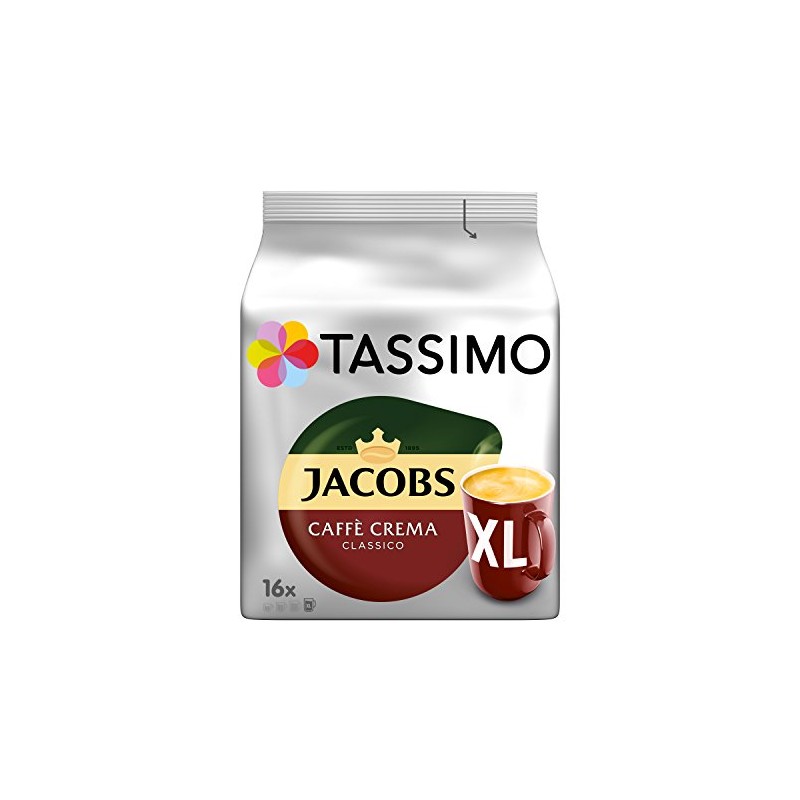 Tassimo Jacobs Caffè Crema Classico XL (16 Servings) (Pack of