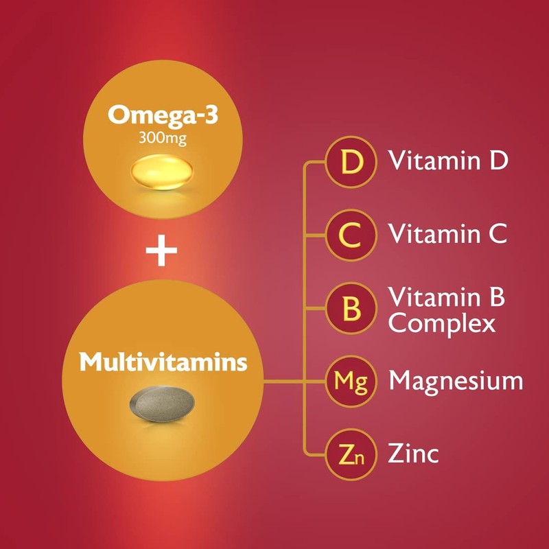 Seven Seas Omega-3 & Multivitamins Man, With B Vitamins and