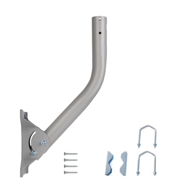 Heavy Duty Universal Adjustable Antenna Mount Pole(OD 1 11/16", Length