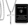 Teen Boys Gifts Ideas Cross Necklace Men Birthday Baptism Confirmation