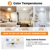slochi Bathroom Light, 3000K/4000K/6500K 3 Color Temperature, Waterproof IP54, Small,
