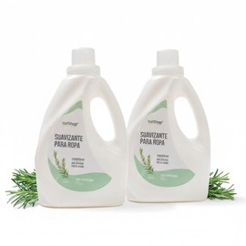 NATSHOP – Suavizante para Ropa 100% Natural 2L | Biodegradable y Concentrado - Aroma Fresco a Romero - Suavidad Duradera para Todo Tipo (4 Litros)