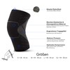 BLACKROX Kniebandage V3 Vergleichssieger Kniestütze Sport Damen Knie Bandage Herren