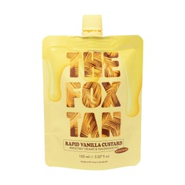 The Fox Tan Rapid Vanilla Custard, Advanced Melanin Boosting Tanning Accelerator for Sunbed & Outdoor Tanning with Niacinamide, Vanilla, 150ml