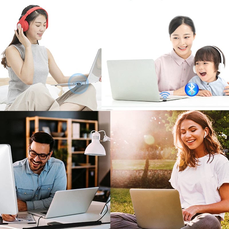 GUROYI Bluetooth 5.1 USB Adapter, Bluetooth 5.1 Technology, Ultra Small,