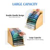HULISEN Clipboard Holder, Wooden Clipboard Organizer with Raised Side Panel,