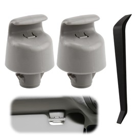 TNJPSEK Sun Visor Clip Replacement Compatible with Nissan Rogue Pathfinder QX56 QX60 JX35 Renault Koleos HC 2016-2020, ABS Construction Sunvisor Inner Clips Holder Hook, OEM #96409-3JA0A