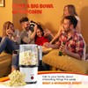 Hot Air Popcorn Popper with Serving Bowl for Family Gathering