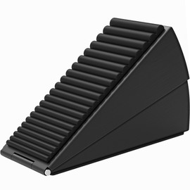 TLAZZ Heavy Duty Door Stopper, Adjustable Spring Large Door Stopper, 3 Inches High Tall Door Wedge Stopper for Bottom of Door, Stainless Steel Door Stop Suits Any Heavy Door