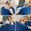 HABUTWAY Bean Bag Chair 3Ft Luxurious Velvet Ultra Soft Fur