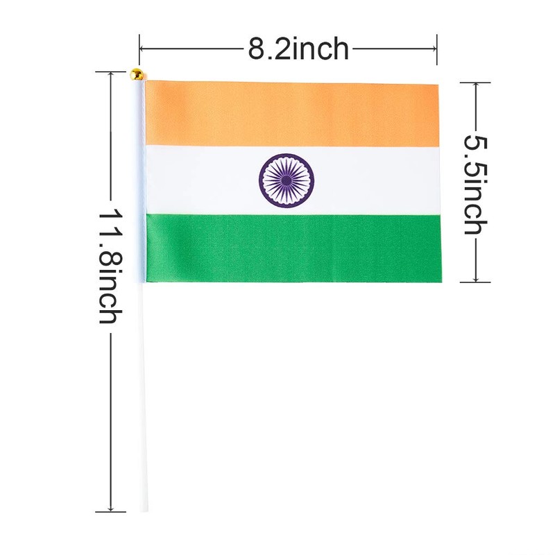 India Flag Indian Flag, Small Mini Handheld India Flags on