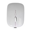 Wireless Mouse Rechargeable DualMode 2.4G Ergonomic Mute Optical Computer Accessories(White