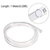 sourcing map PVC Clear Vinyl Tubing, 16mm(5/8") x 19mm(3/4") Plastic