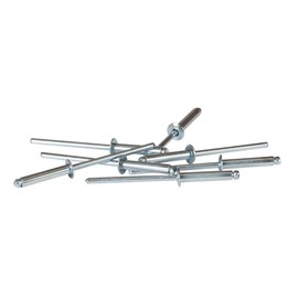 Arrow RLS1/8 Long Steel 1/8-Inch Pop Rivets for Metal, Fabric, Leather, and Auto Repair, 15-Pack