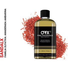 Fine Fragrance, Esencia para difusor aroma Sandalx, 250ml, ultra concentrada para uso exclusivo en difusores profesionales y aromaterapia