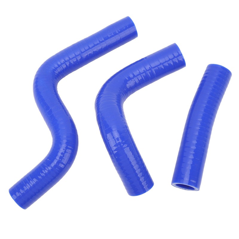 3PCS Silicone Radiator Coolant Hose Pipe Kit Stable Connection Leak