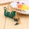 Walfront 3D Bag and Shoe Sets Key Chain, Rhinestone Crystal